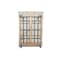 Steele Canvas Basket 18 BU Permanent Truck Natural Canvas w/Grey Vinyl - 4in Casters 9618CNATVGRYW4 - alternate 4